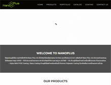 Tablet Screenshot of nanoplusacp.com